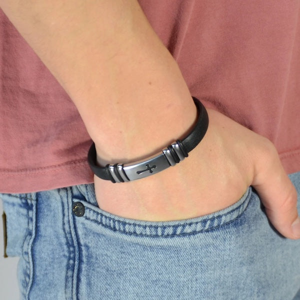 Raina Black Bracelet | Waterproof Black