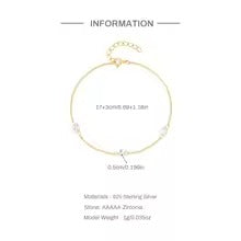 Royality Three Crystals Bracelet