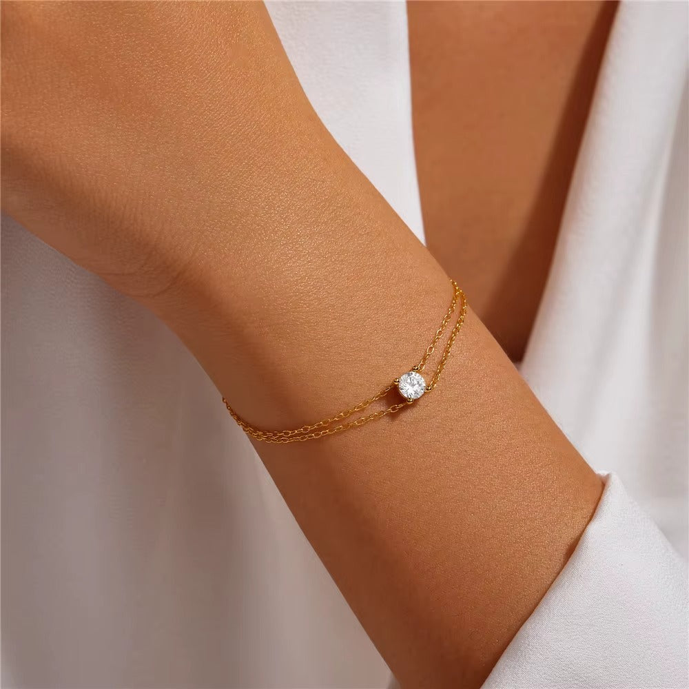 Potomac	Four Claw Double Chain Bracelet