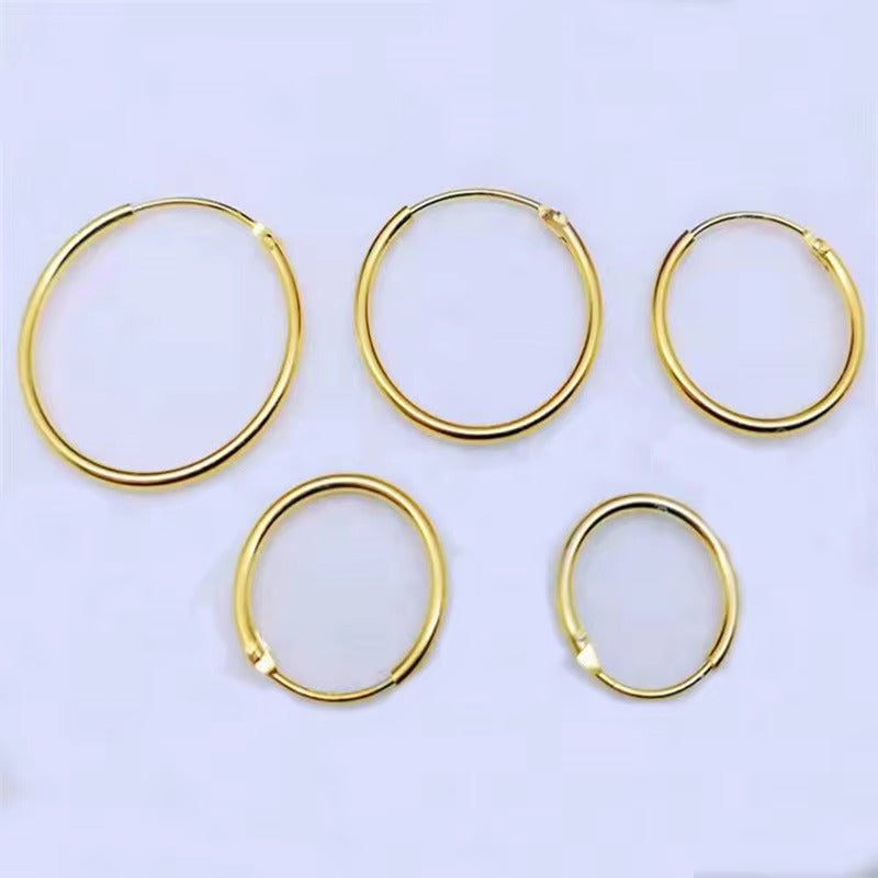 Breeze Hoops Earrings 14mm