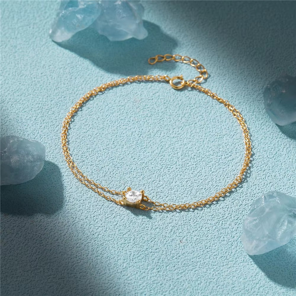 Potomac	Four Claw Double Chain Bracelet