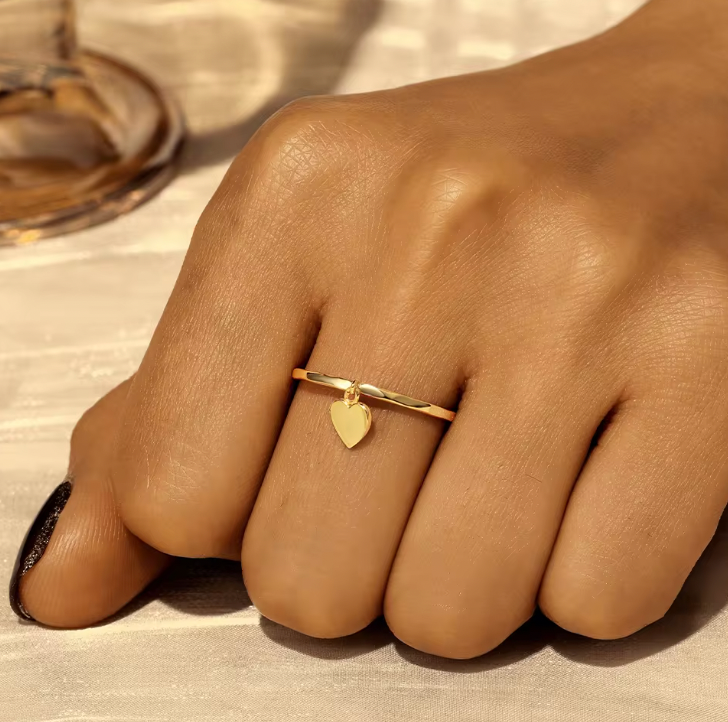 Luna Heart Ring