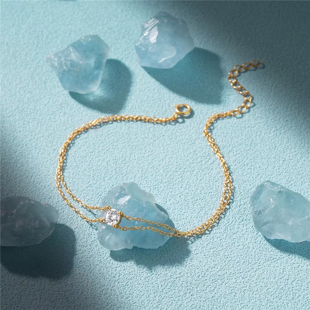 Potomac	Four Claw Double Chain Bracelet