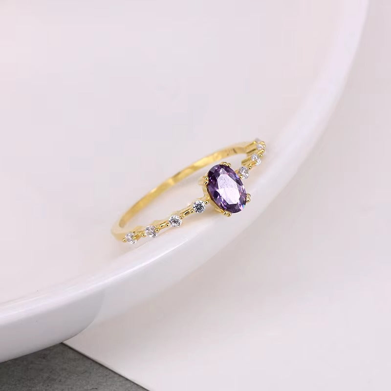 Toledo Amethyst Stone Size #6 Ring