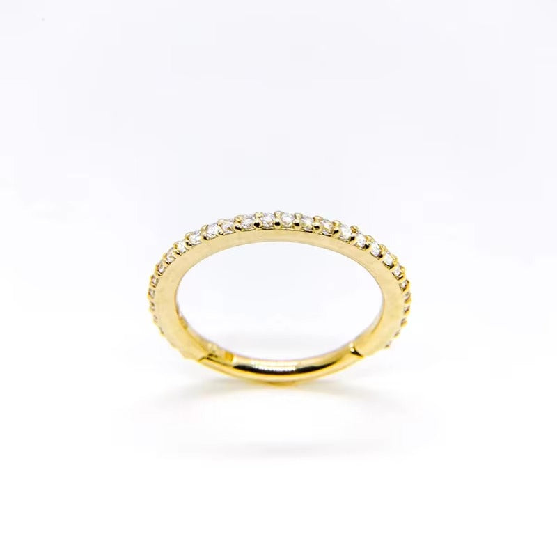 Nyx Crystal Hoops Earrings