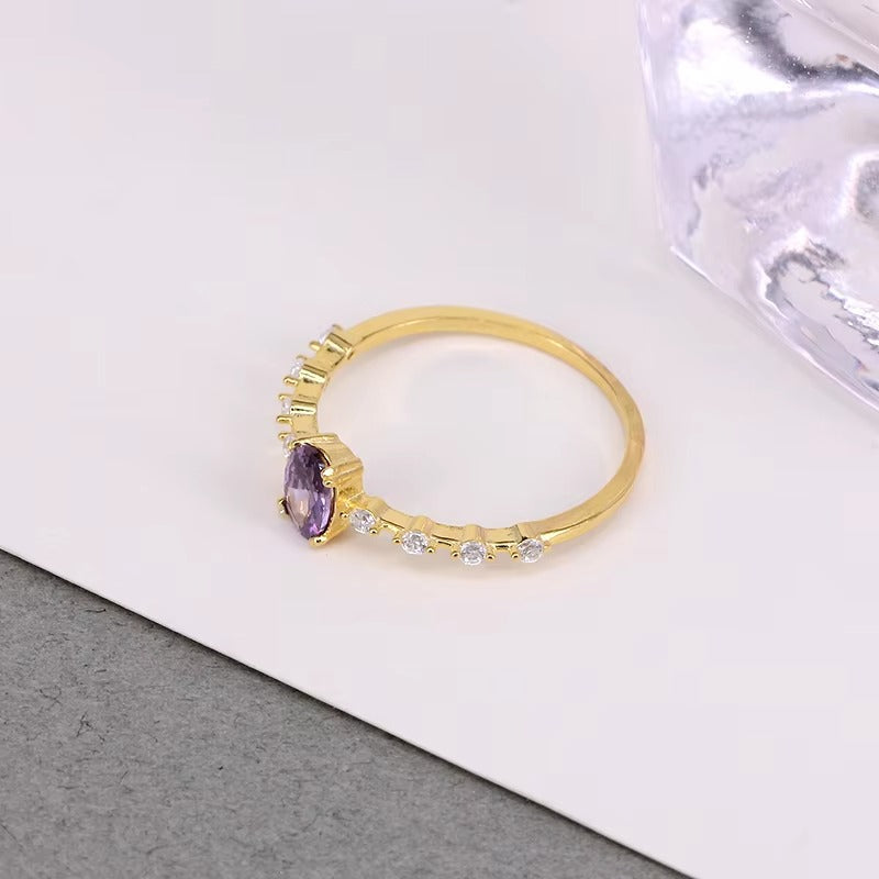 Toledo Amethyst Stone Size #6 Ring