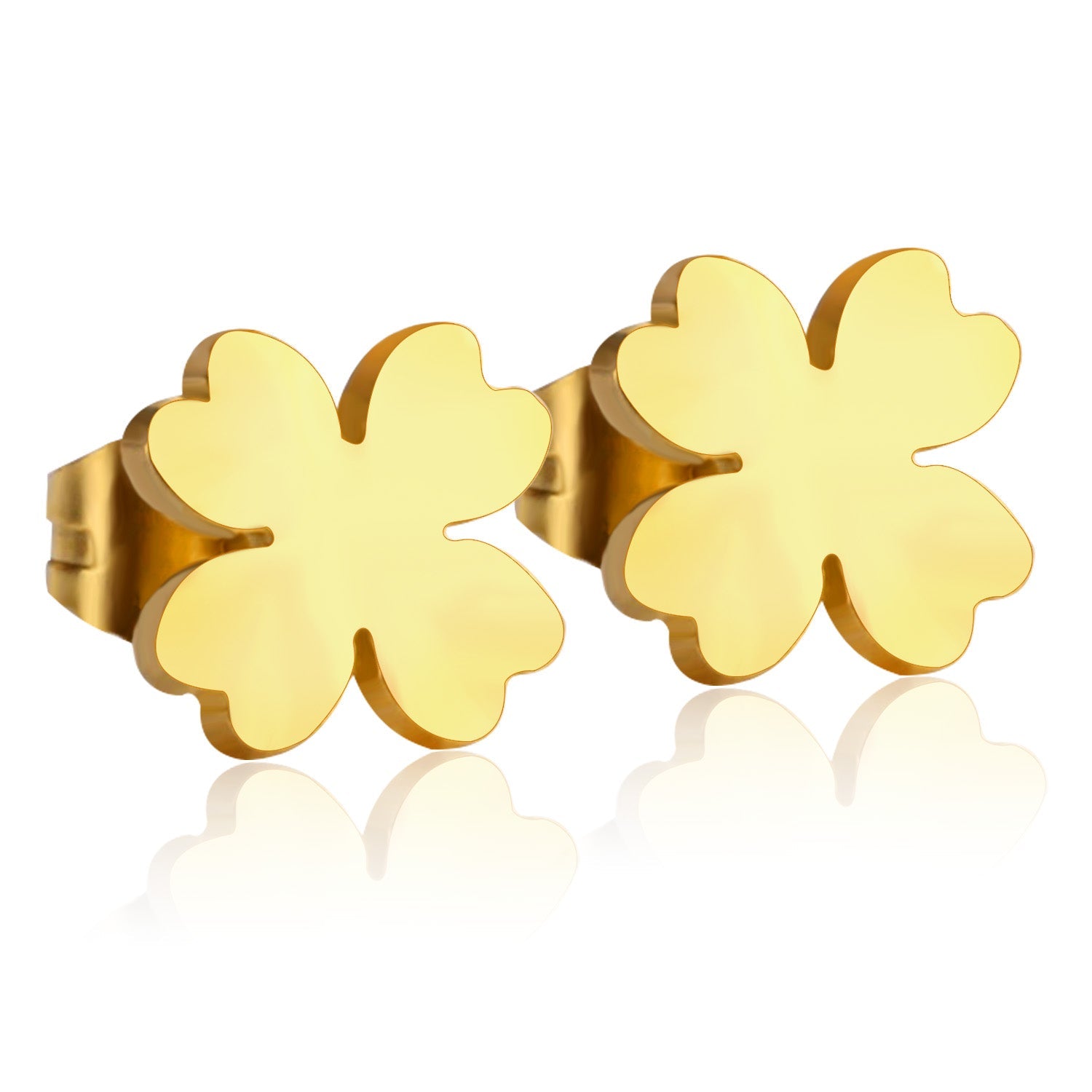 Estela 4 Petal Clover Studs