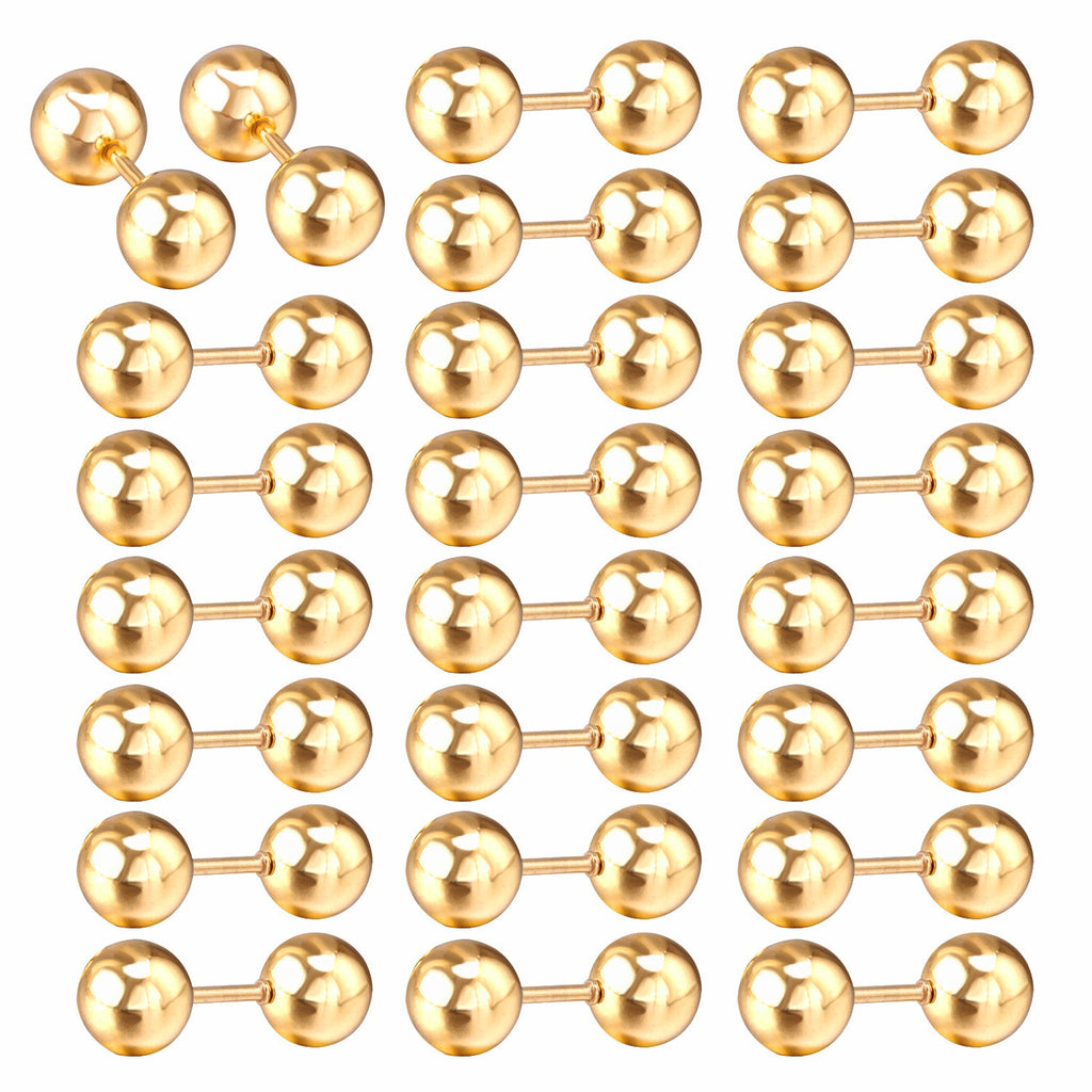 Belis Dumbell Design Flat Back Studs