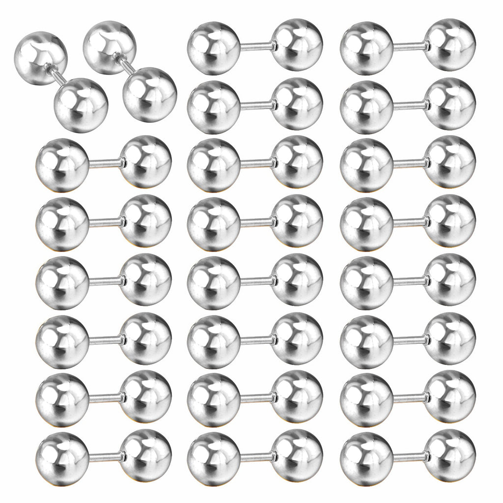 Belis Dumbell Design Flat Back Studs