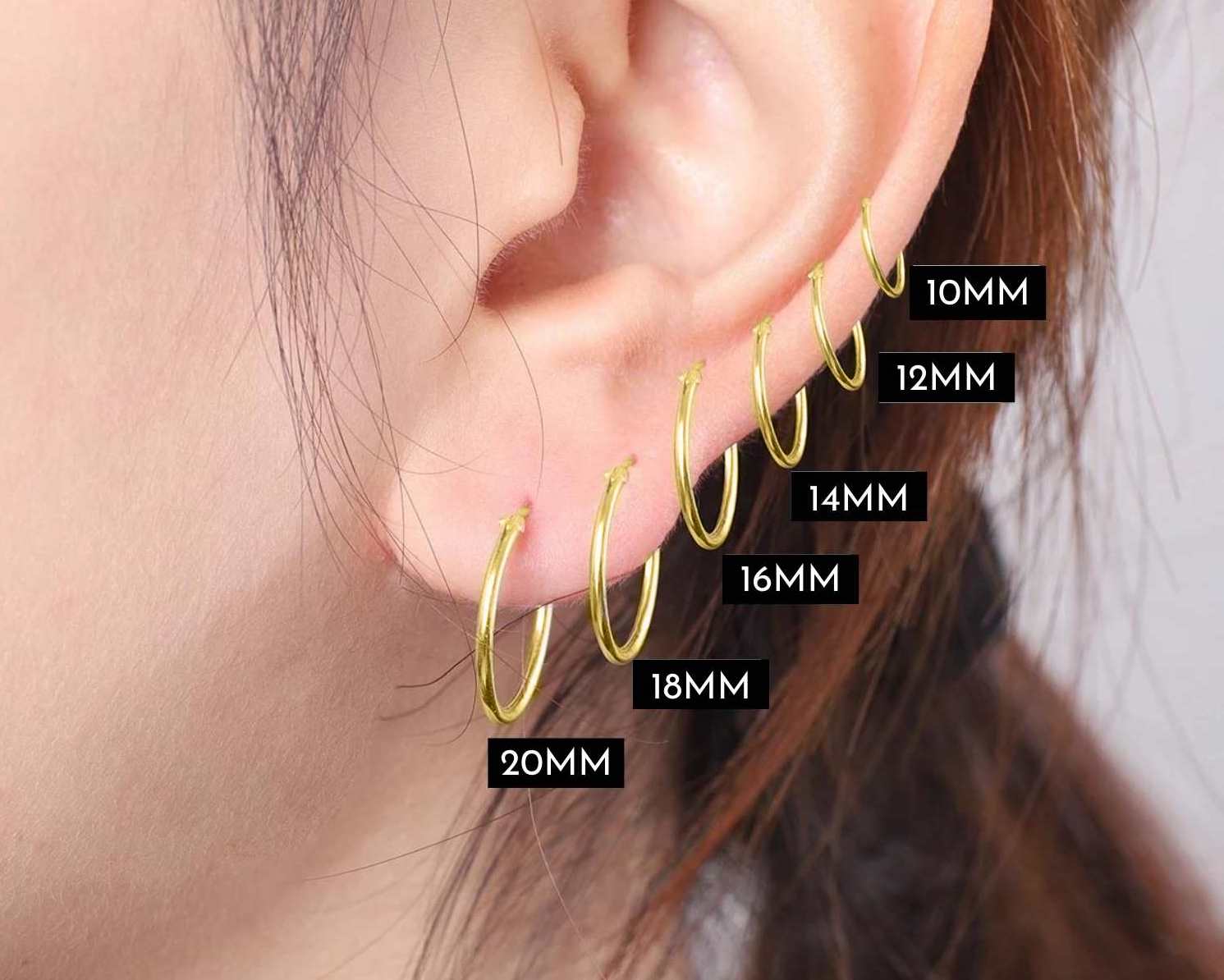 Cleo Hoops Earrings 16mm