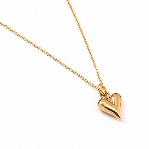 Ayna Heart Necklace | Waterproof 18k Gold