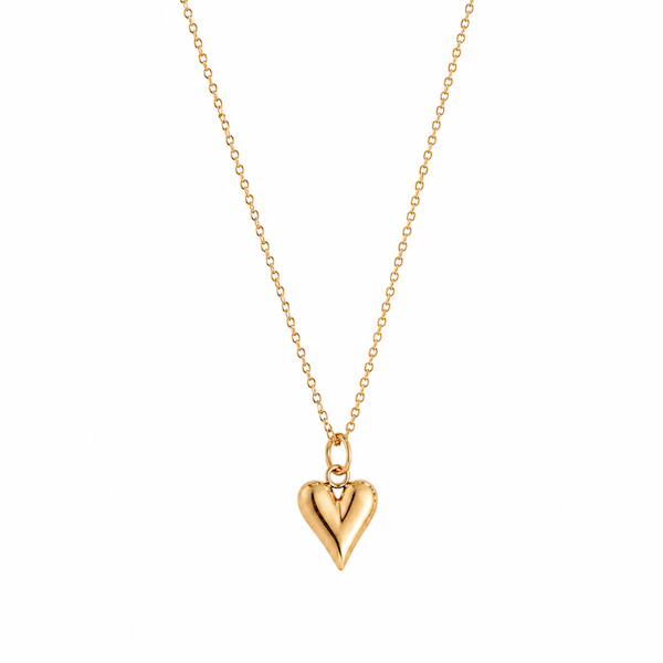 Ayna Heart Necklace | Waterproof 18k Gold