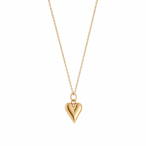 Ayna Heart Necklace | Waterproof 18k Gold