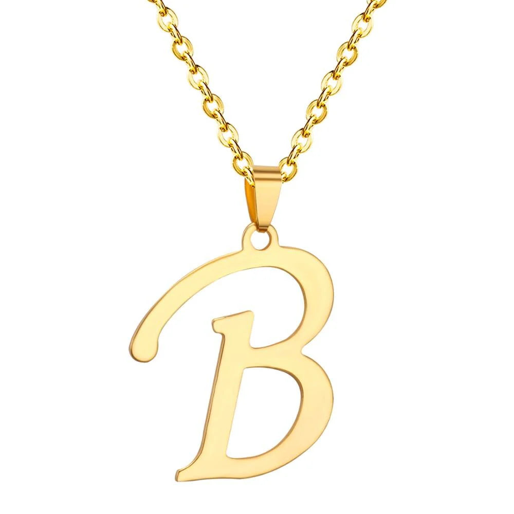 Jessie Initial Letter Necklace
