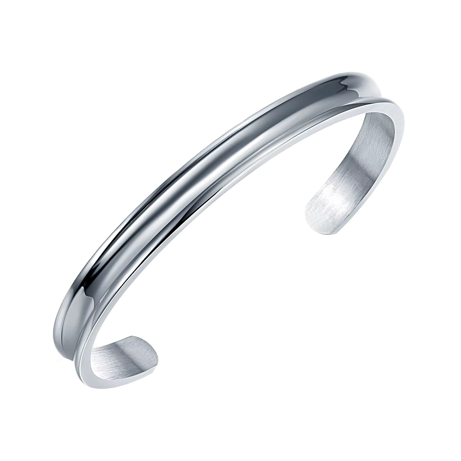 Renes Cuff Bangle | Waterproof Waterproof 18k Gold & Silver