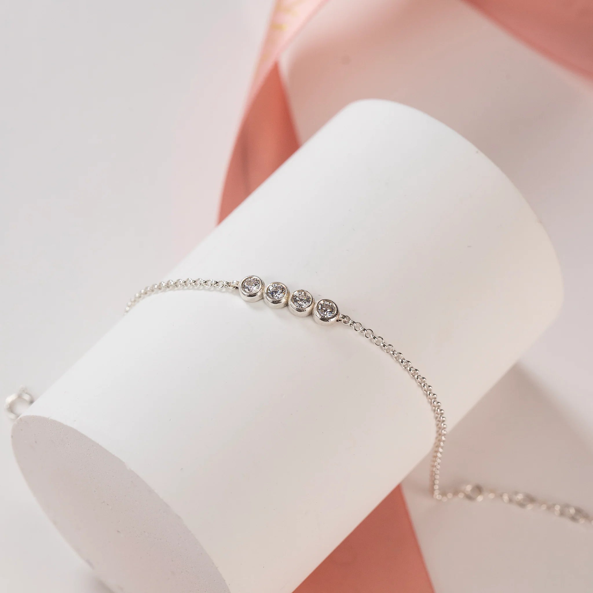 Gemia The Journey Bracelet | Waterproof Silver Steel
