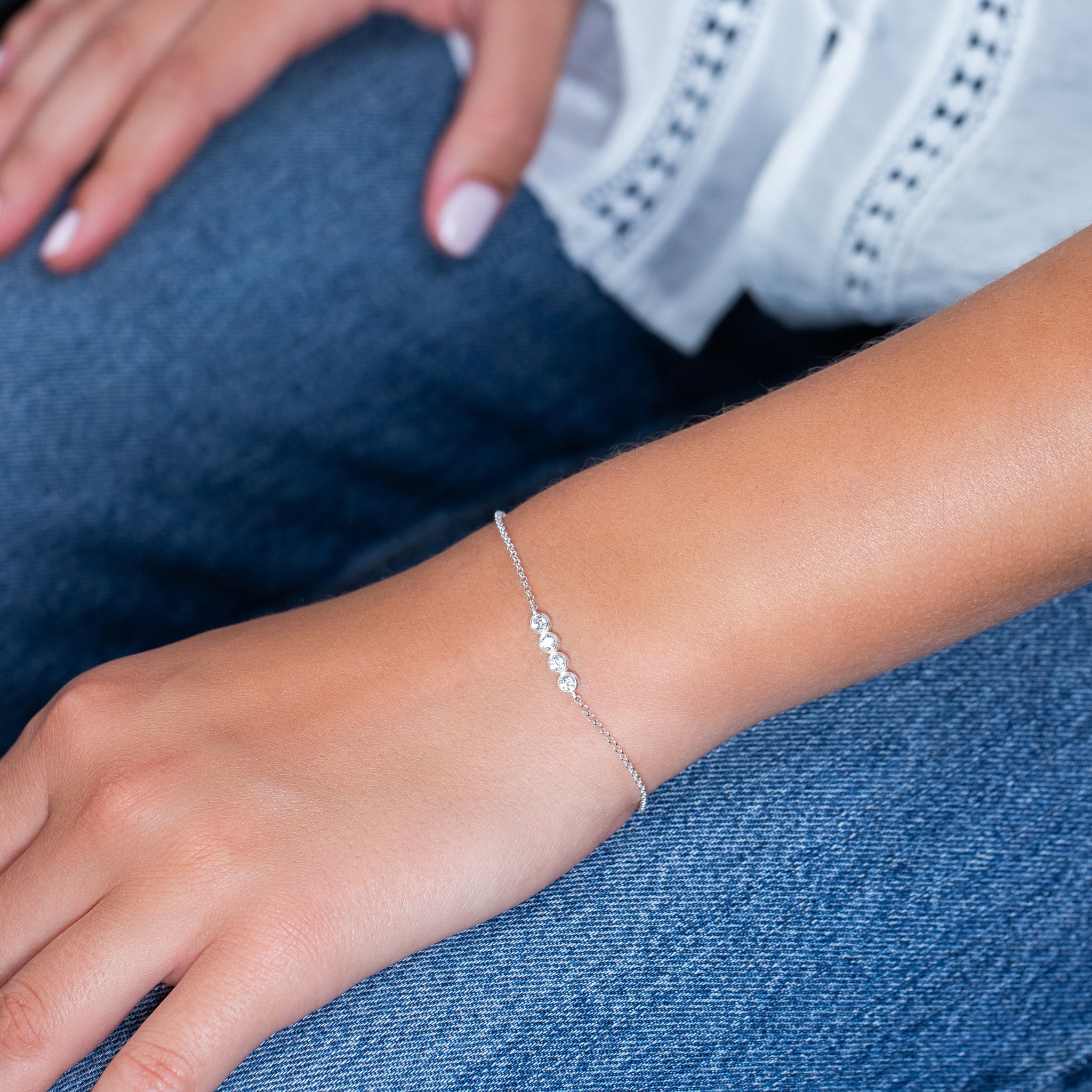 Gemia The Journey Bracelet | Waterproof Silver Steel