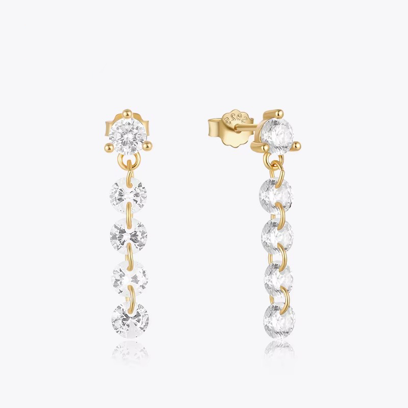 Glow Crystal Drop Earrings
