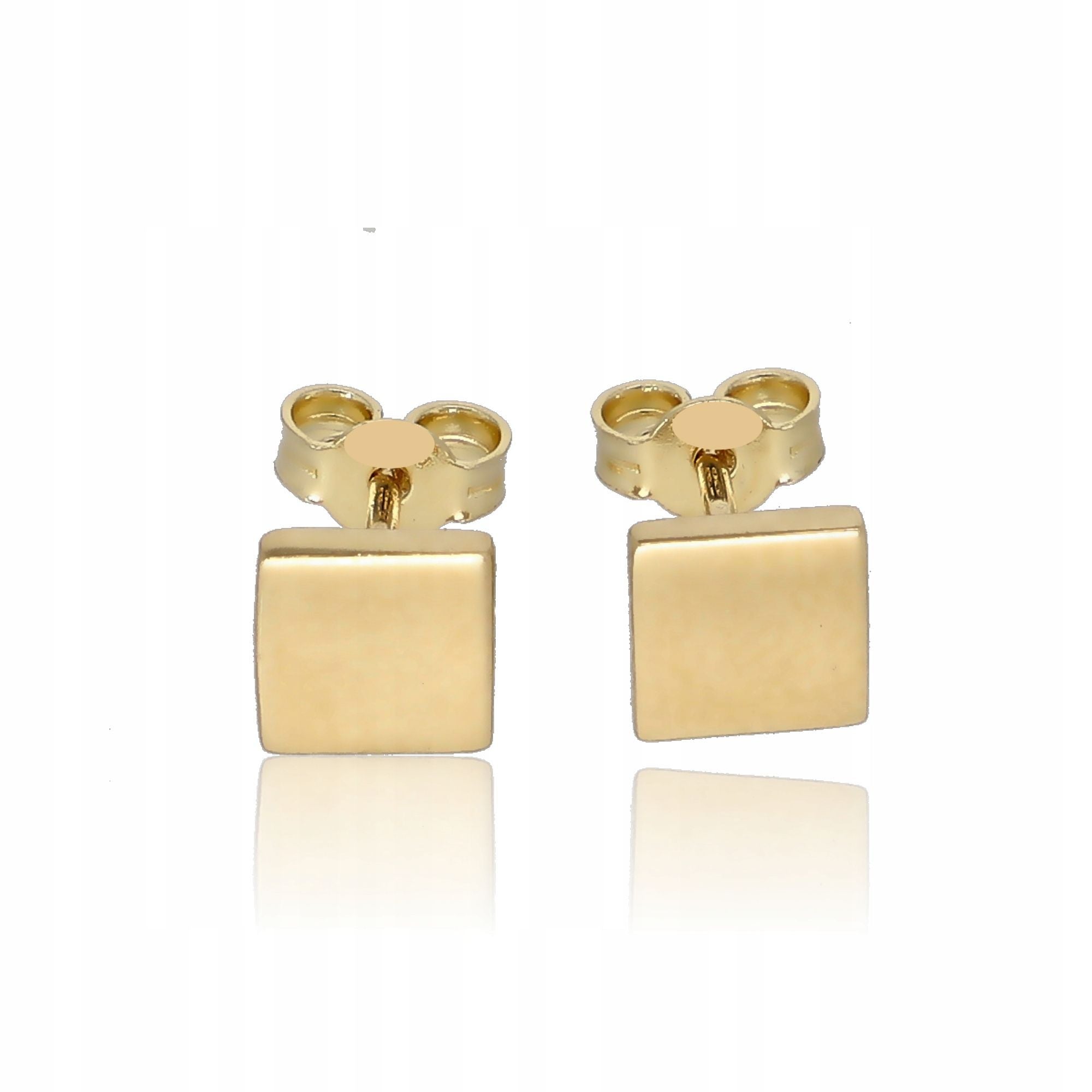 Flora Plain Square	Studs