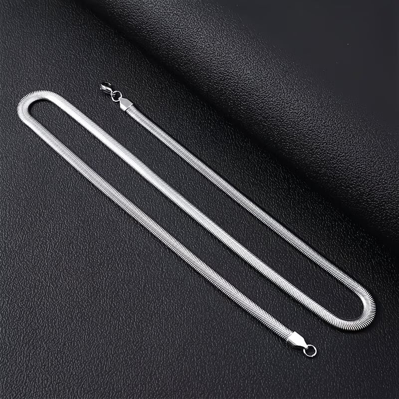 Maeve 6mm wide Snake Chain Necklace 45+5cm