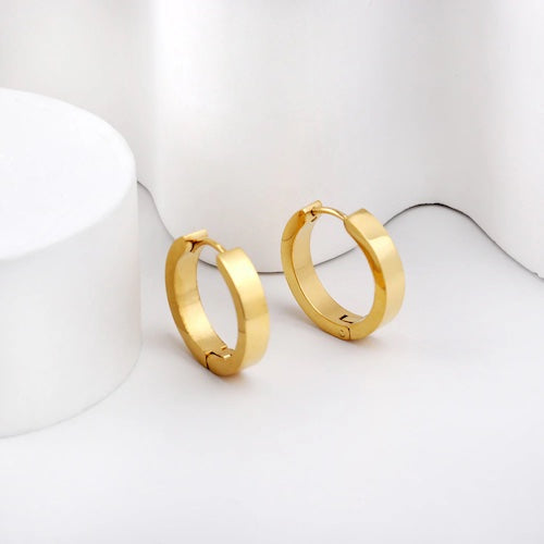 Sanam Huggie Hoops | Waterproof 18K Gold