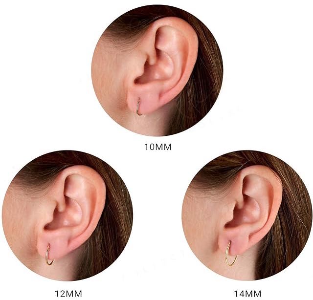 Astra Hoops Earrings 18mm