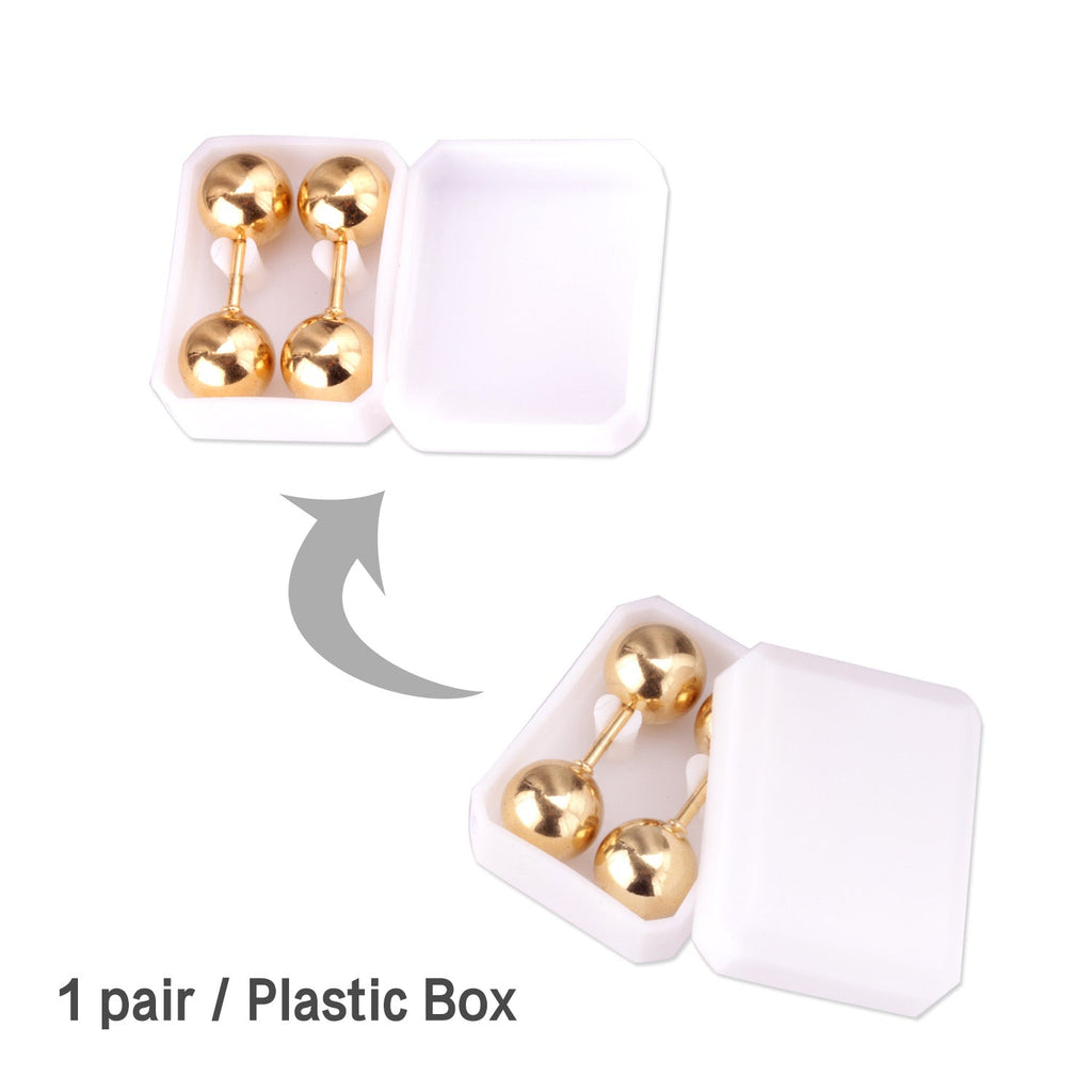 Belis Dumbell Design Flat Back Studs