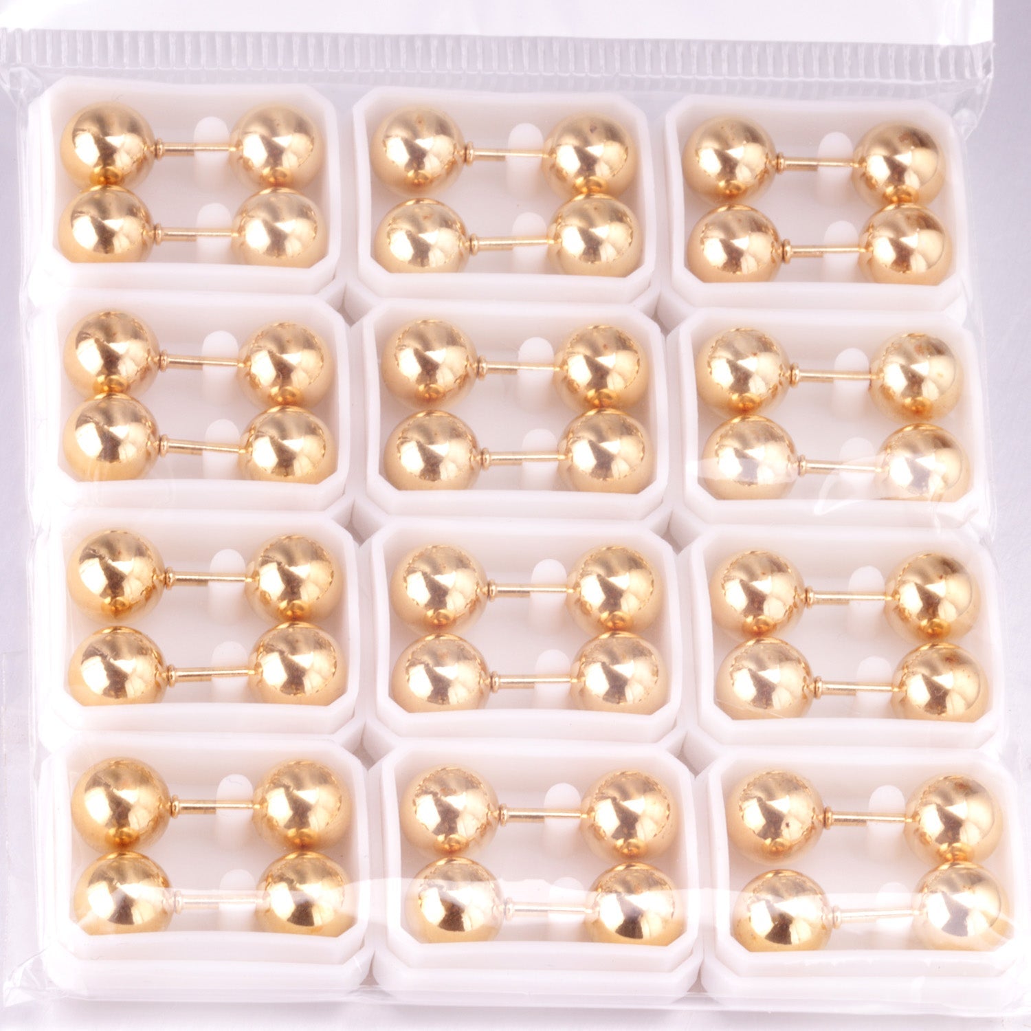 Belis Dumbell Design Flat Back Studs