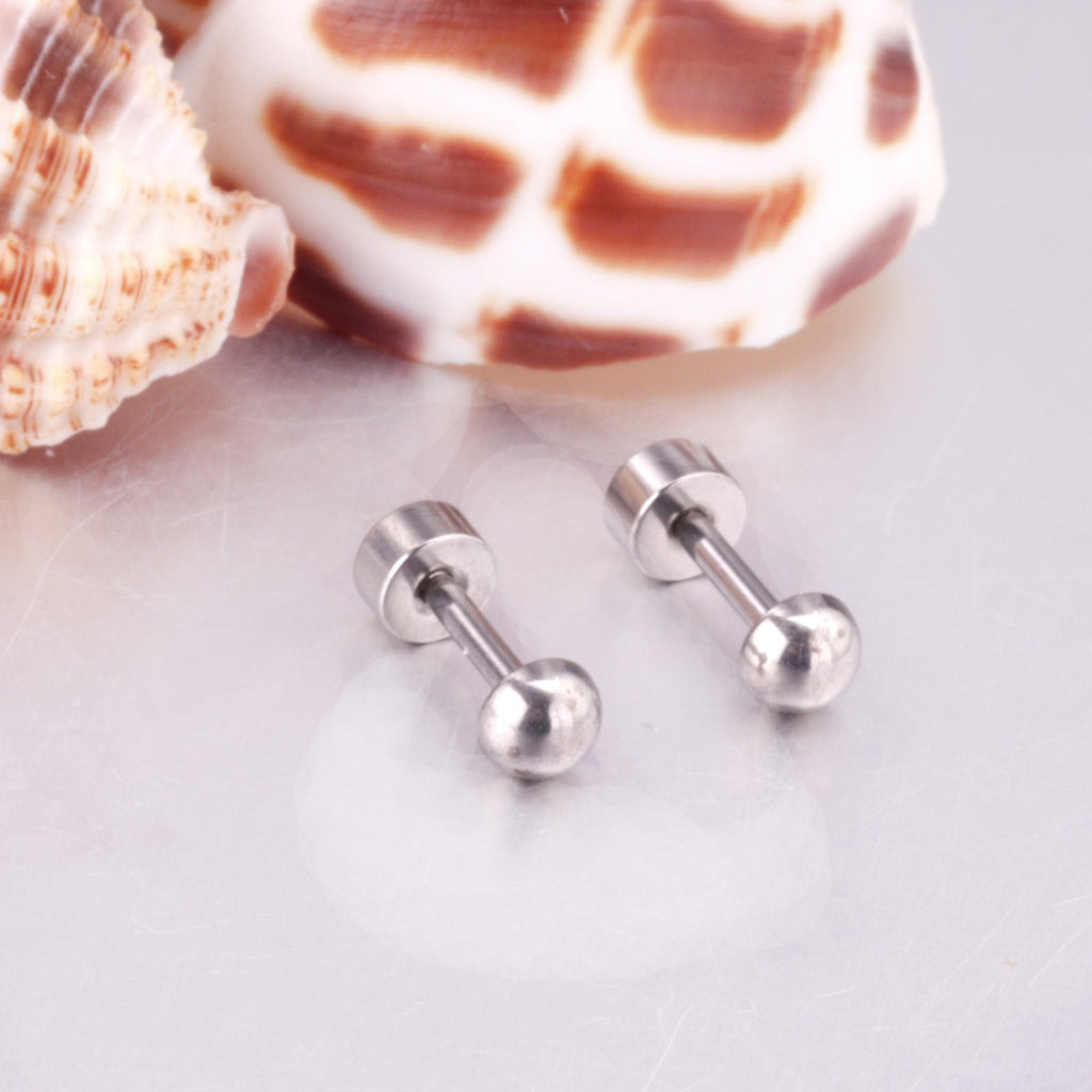 Aurora Round Belly Flat Back Studs