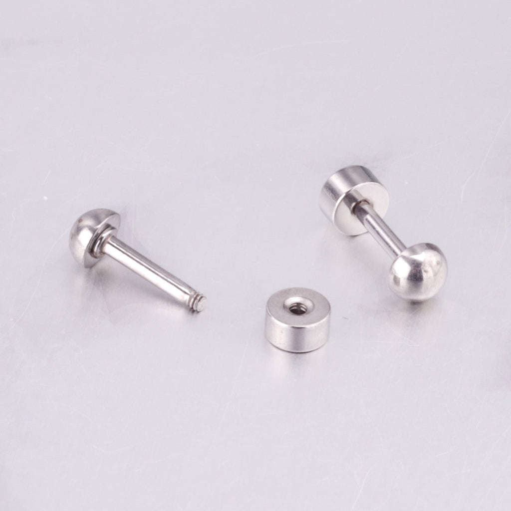 Aurora Round Belly Flat Back Studs