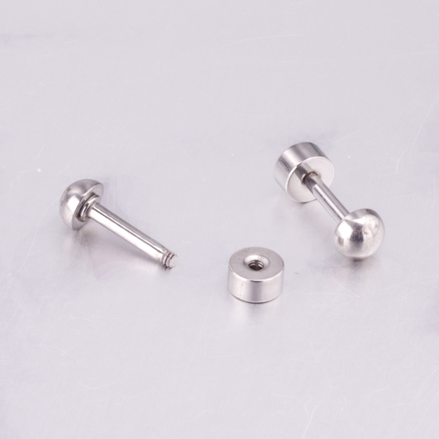 Aurora Round Belly Flat Back Studs