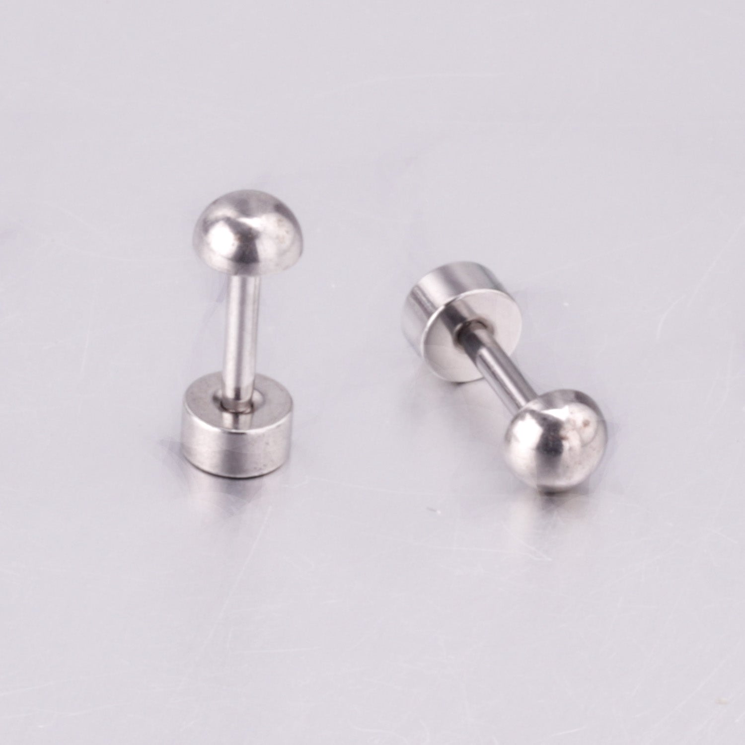 Aurora Round Belly Flat Back Studs
