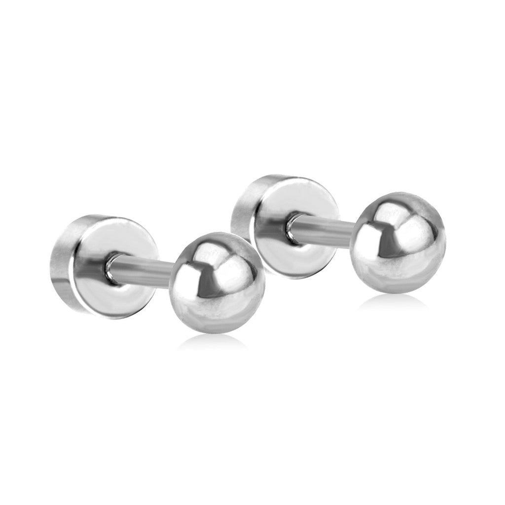 Aurora Round Belly Flat Back Studs