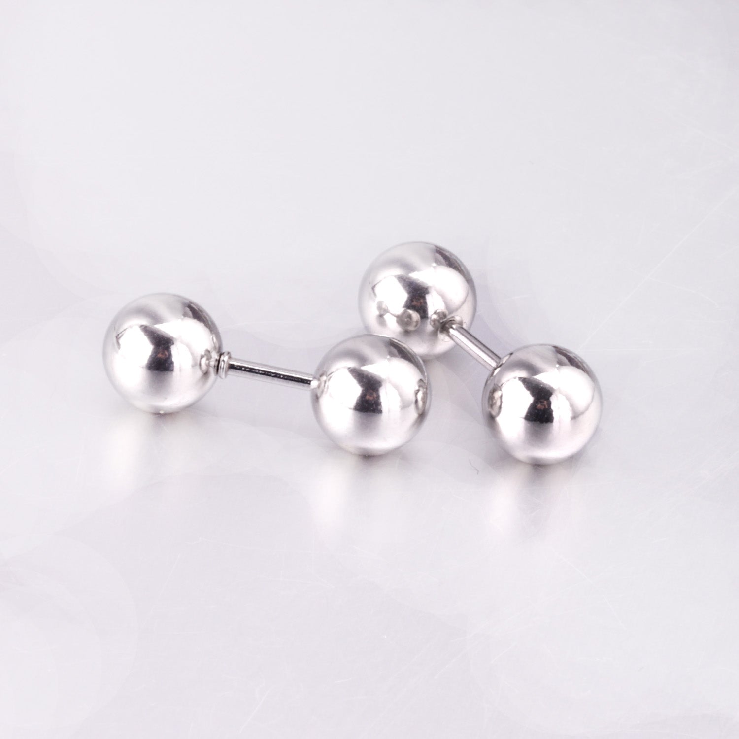 Belis Dumbell Design Flat Back Studs