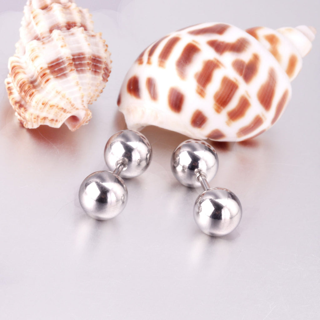 Belis Dumbell Design Flat Back Studs