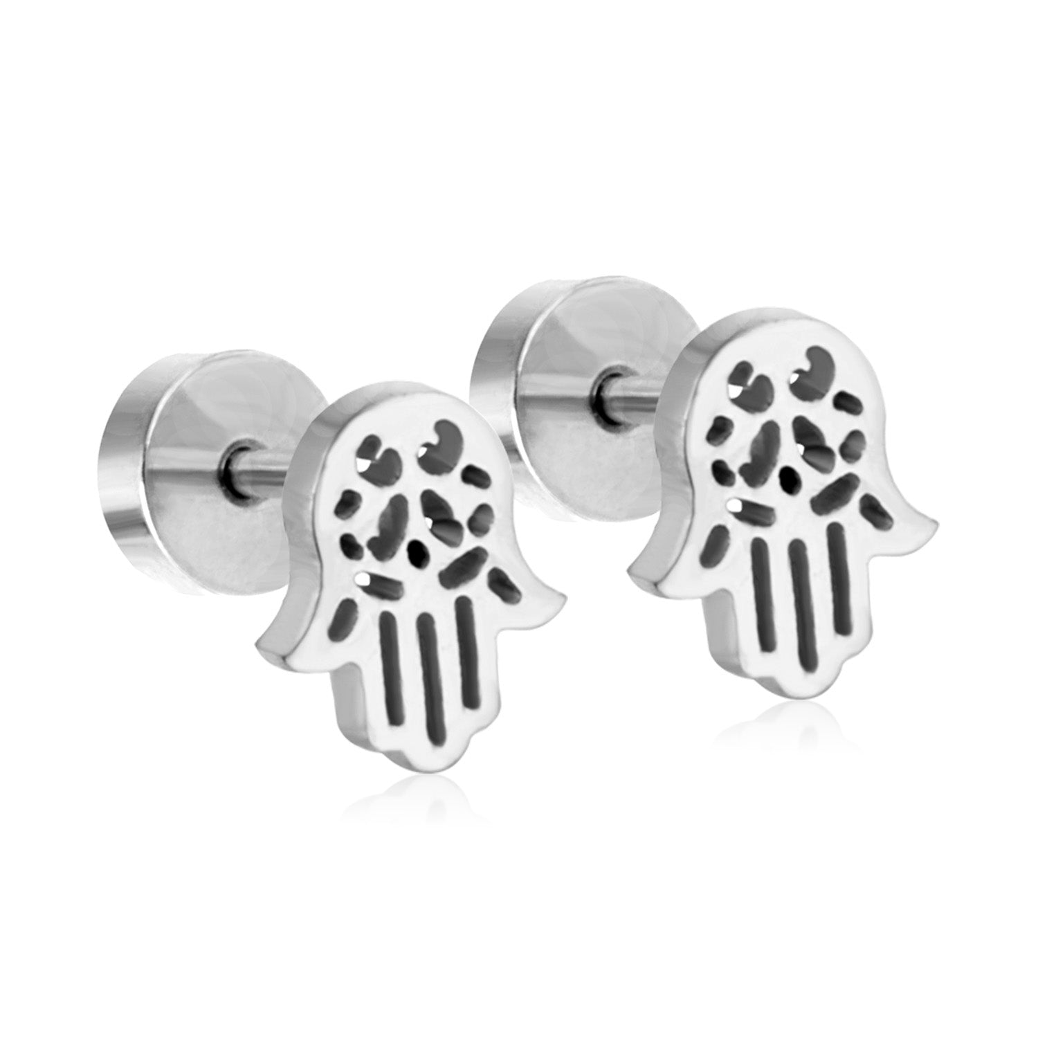 Cleo Hamsa Hand	Flat Back Studs