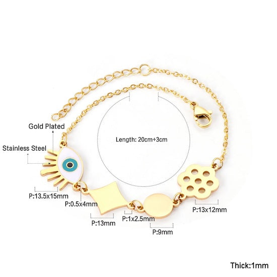 Haven Good Luck Bracelet | Waterproof Silver Steel