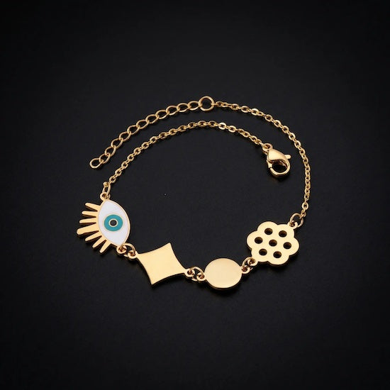Haven Good Luck Bracelet | Waterproof Silver Steel