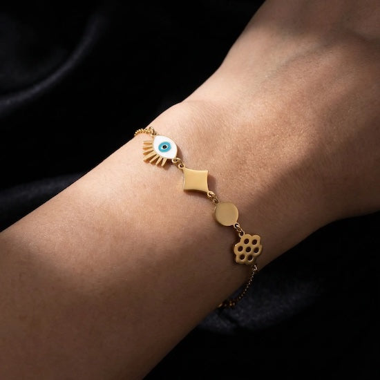 Haven Good Luck Bracelet | Waterproof Silver Steel