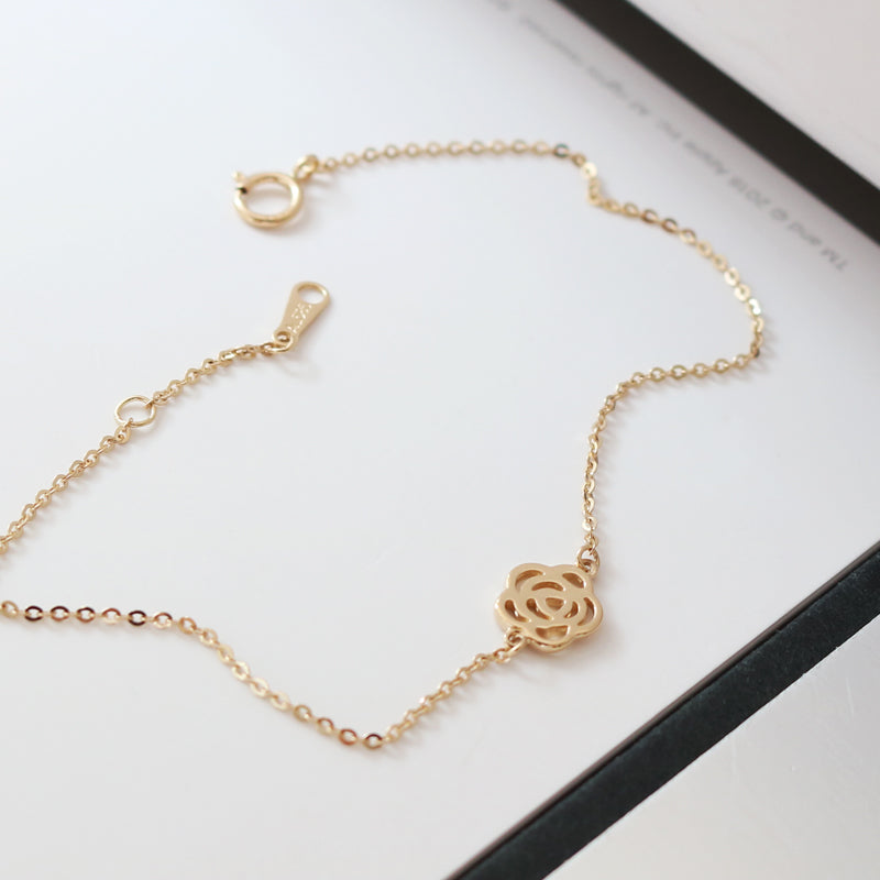 Gemia Bloom Rose Bracelet | Waterproof 18K Gold