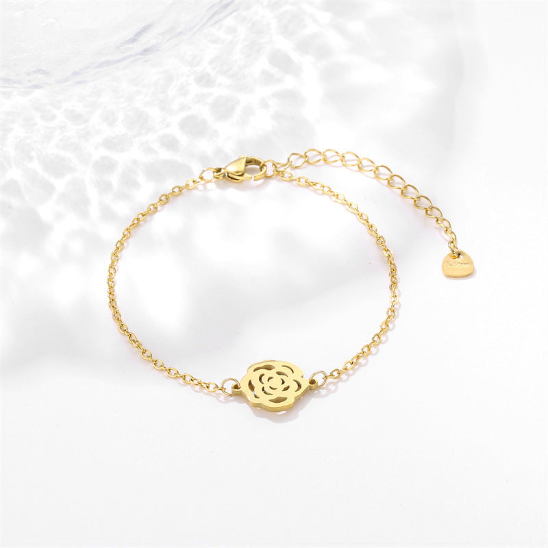 Gemia Bloom Rose Bracelet | Waterproof 18K Gold