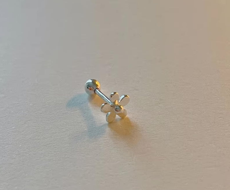 Nore Crystal Screw Back Studs Earrings