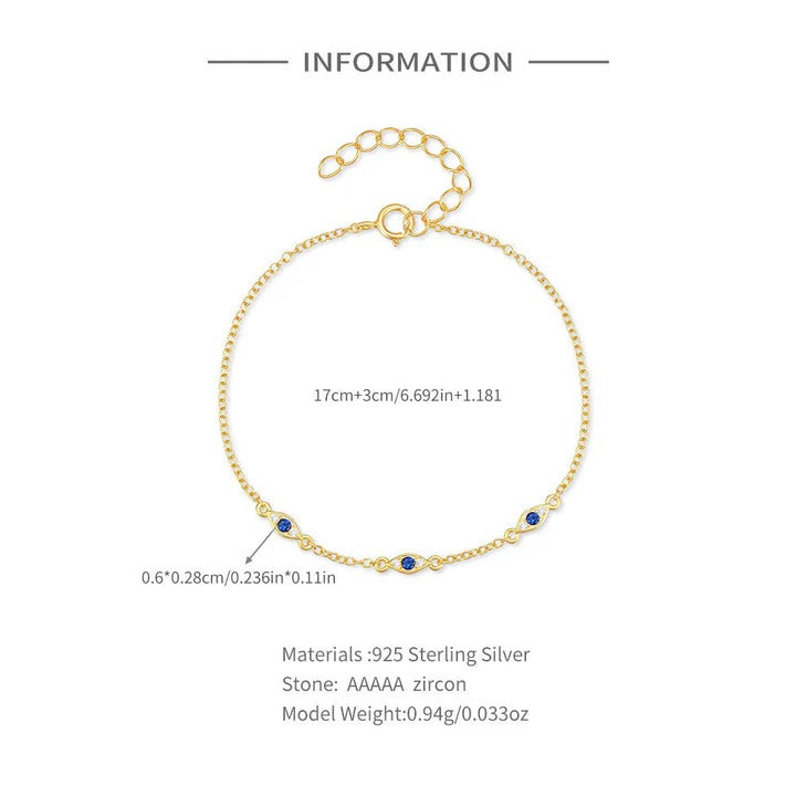 Phoenix	Three Evil Eyes Bracelet