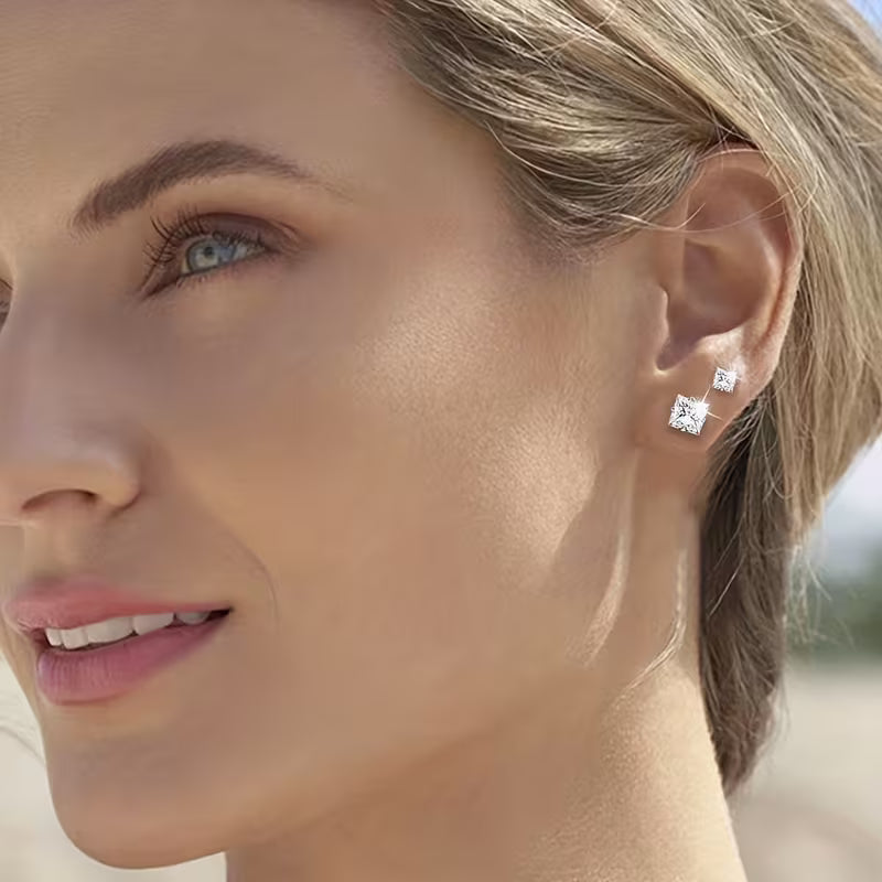 Aura Brilliant CZ Studs