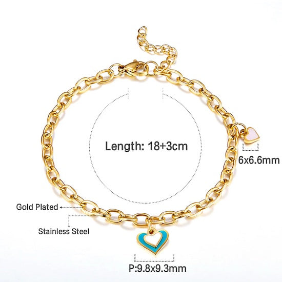 Hunter Black Dial watch Bracelet | Waterproof 18K Gold