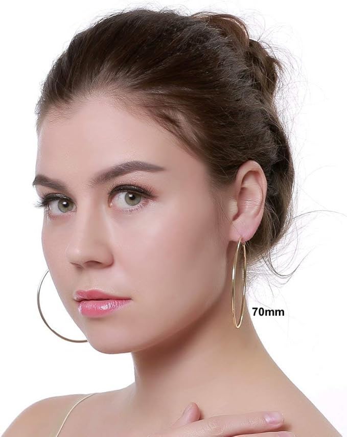 Prema Hoops | Waterproof 18K Gold 20mm To 70mm