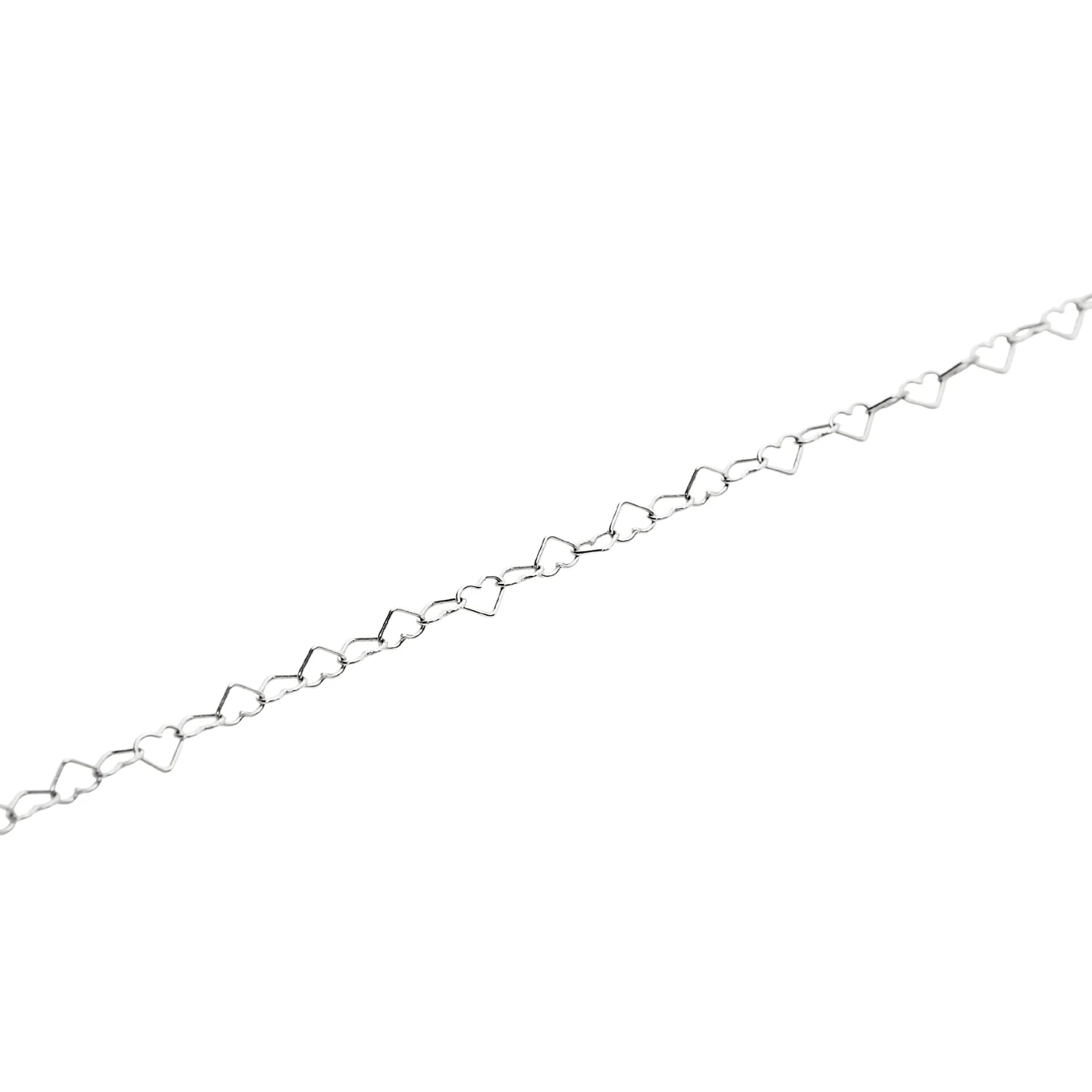 Saddy Heart Chain Bracelet | Waterproof Silver Steel