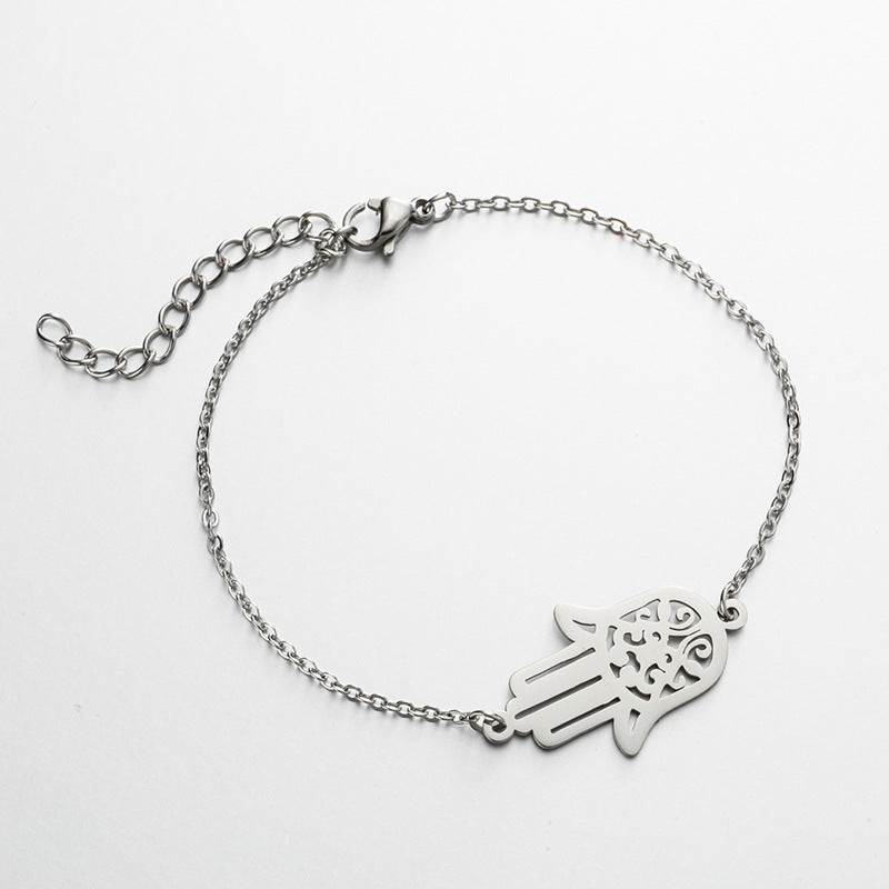 Kyras Hamsa Hand Gold Bracelet