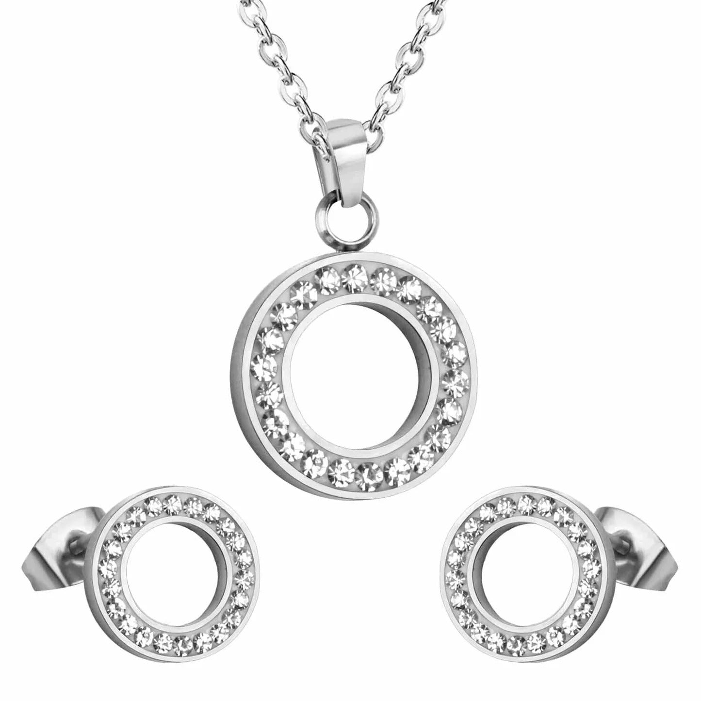 Kenzie Pavé Open Halo Set | Buy Set or Individual