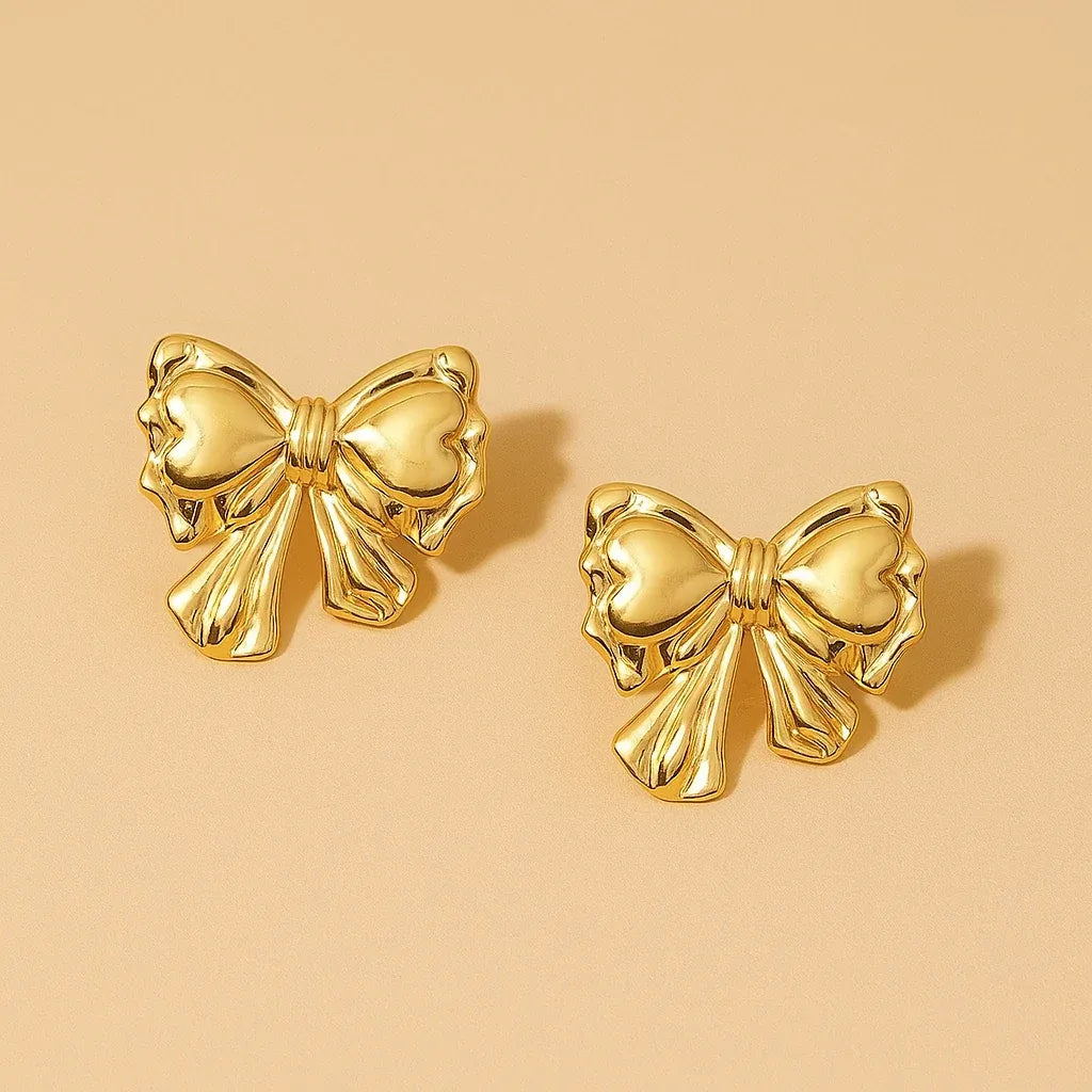 Corio Butterfly Stud Earrings | Waterproof 18k Gold